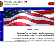 Tablet Screenshot of legionpost171.org